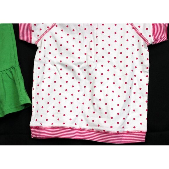 NEW 2008 Gymboree Tennis Match 2pc Outfit sz 4 Skort Hooded Polka Dot Shirt Prep - Picture 8 of 9